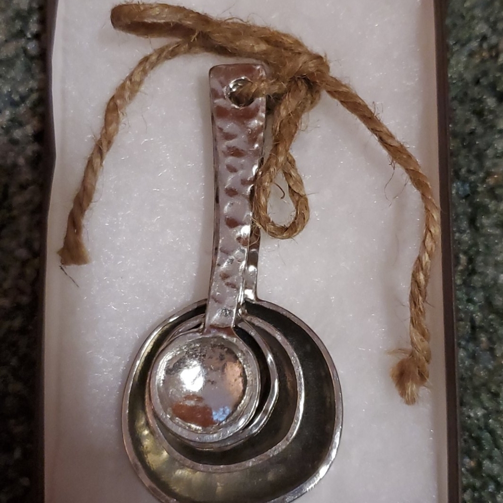 COPY - Pewter crosby and taylor measuring spoons